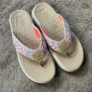 Hey Dude Tide Flip Flop- size 8